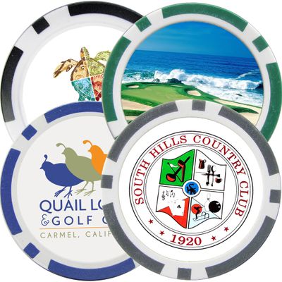PrideSports Custom Poker Chip, 2 Sided Imprint (50, Navy, Poker Chip)