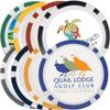 PrideSports Custom Poker Chip, 2 Sided Imprint (50, Navy, Poker Chip) view 2