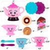 ArtCreativity Musical Tea Set for Girls, 19 Piece Girls Tea Party Set, Toddler Tea Set with Motion Activated Pouring Sound, Music, and Tea Sets for Toddlers 3-5 view 4