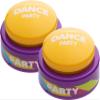 30 Second Dance Party Button with 5 Songs-Volume II, Fun Gag Gift for Kids & Adults, Co-Workers, Teachers, Friends & Family, Office Toy, Classroom Supplies, Birthdays, Holidays & Parties(Pack of 2) view 1