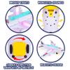 ArtCreativity Light-Up Airplane Toy with Bump & Go Action, Flashing LED Lights & Takeoff Sounds  Kids Airplane Toy with Moving Wheels  Fun Birthday Gift for Boys & Girls Ages 3-8 view 4