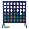 Tailgating Pros Premium Navy Giant Four in a Row with Carrying Case - Jumbo Oversized Outdoor Yard Game -Many Puck Colors Available! view 1