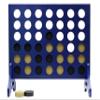 Tailgating Pros Premium Navy Giant Four in a Row with Carrying Case - Jumbo Oversized Outdoor Yard Game -Many Puck Colors Available! view 1