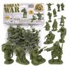 BMC Korean War Winter Battle - 16pc OD Green United States Soldier Figures view 1