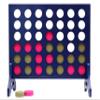Tailgating Pros Premium Navy Giant Four in a Row with Carrying Case - Jumbo Oversized Outdoor Yard Game -Many Puck Colors Available! view 1