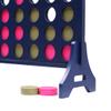 Tailgating Pros Premium Navy Giant Four in a Row with Carrying Case - Jumbo Oversized Outdoor Yard Game -Many Puck Colors Available! view 2