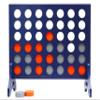 Tailgating Pros Premium Navy Giant Four in a Row with Carrying Case - Jumbo Oversized Outdoor Yard Game -Many Puck Colors Available! view 1