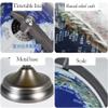 POCHY Practical Globe 12" Educational World Metal Stand Geographic World Globe Illuminated World Globe for School Home Office Beautifully Decor view 2