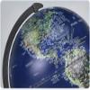 POCHY Practical Globe 12" Educational World Metal Stand Geographic World Globe Illuminated World Globe for School Home Office Beautifully Decor view 4