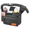 YBW Burbeenye Universal and Adjustable Stroller Organizer Bag for Baby Essentials, Detachable Shoulder Strap, Compatible with Top Stroller Brands: Britax, Uppababy, Silver Cross, Baby Jogger view 1