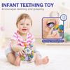 Baby Toys 6 to 12 Months, 5 In 1 Montessori Toys for 1 Year Old, Incl Travel Pull String Toy & Rattle Teether & Stacking Baby Block & Soft Infant Ring & Sensory Ball for Toddler 0-3-6-9-12 Month view 4