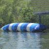 Inflatable Water Catapult Blob, Inflatable Water Drop Jumping Bag, Water Inflatable Catapult Bag Jumping Pillow with Air Pump, Suitable for Adults and Children (Blue & White, 23ft x 6.5ft) view 1