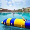 Inflatable Water Catapult Blob, Inflatable Water Drop Jumping Bag, Water Inflatable Catapult Bag Jumping Pillow with Air Pump, Suitable for Adults and Children (Blue & White, 23ft x 6.5ft) view 2