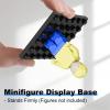 15 Display Cases Fits for Minifigures, Mini-Figures Display Boxes Fits for Figures Display, Single Mini-Figures Storage Case for Figures Collectors, Dust-Proof (Black) view 4