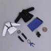 1/12 Scale Female Clothes,Female Student Shirt Pleated Skirt Coat Shoes Costume Outfit Clothing for 6inch PH TBL JO Female Action Figure Body (Long Sleeved Shirt Ver. A) view 1