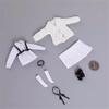 1/12 Scale Female Clothes,Female Student Shirt Pleated Skirt Coat Shoes Costume Outfit Clothing for 6inch PH TBL JO Female Action Figure Body (Long Sleeved Shirt Ver. C) view 1