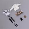 1/12 Scale Female Clothes,Female Student Shirt Pleated Skirt Coat Shoes Costume Outfit Clothing for 6inch PH TBL JO Female Action Figure Body (Short Sleeved Shirt Ver. C) view 1