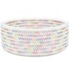 ABenkle Small Woven Basket, Empty Tiny Shallow Storage Basket, Mini Cotton Rope Baskets, Round Decorative Hamper, Basket Storage Bins for Toys, Spa, Socks, Nursery, Living Room view 1