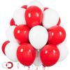 100pcs Red and white balloons 12 Inch Thickened Latex Red white Balloons for Mother's Day Decoration Valentine's Day Birthday Wedding Mother's Day Christmas Party Decorations view 1