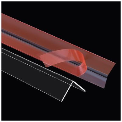 GONCBKVN Clear Self Adhesive Wall Corner Protector Guard, Furniture Corner and Edge Safety Bumper Strip, 1.7cm/3cm/4cm Width, Wall Edge Protector, Can Be Cut (Color : Width 3cm, Size : 80cm/31.5in)