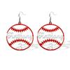 Custom Baseball Earrings Baseball Mom Earrings with Player Name Number Sport Earrings Sports Mom Earrings Personalized Jewelry Gifts For Her Mama view 1