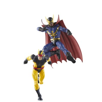 Hasbro Marvel Legends Series - Marvel's Nighthawk & Marvel's Blur - Set of 2 Comics Inspired 6" Figures - Marvel Legends Figures