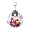 (Armabianca) TV Anime Spy Classroom Drawing Illustration Tear Floral Kimono Version Big Acrylic Key Holder view 1