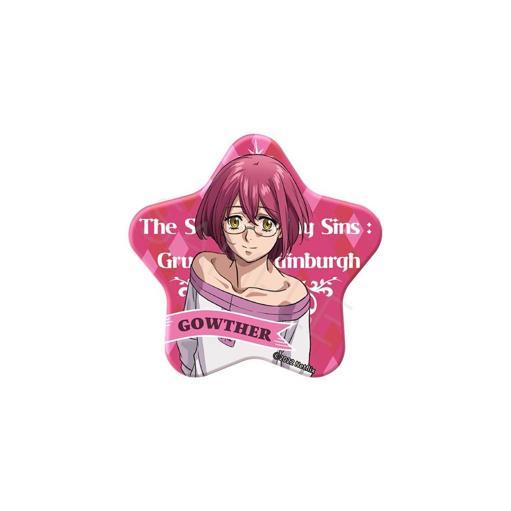 The Seven Deadly Sins - Edinburgh of Grudgy [Gousel] Star Shaped Can Badge F