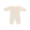Miniland Clothes for Dolls 15 3/4'' Knitted Pajama White Color - ECO, Made in Spain, Quality, Role Play, Educational view 1