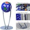POCHY Practical Globe 720 Rotating Geographic Globes Silver Metal Mirror Stand World Globes 16.5-inch Floor Standing Educational Globe Beautifully Decor view 4