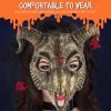 ABOOFAN Halloween Mask Goat Mask Halloween Party Masquerade Animal Head Cosplay Prop Skeleton Decor Decorative Pu Clothing Party Supplies 3d Prop view 4