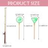 Toddmomy Miniature Fishing Rod and Net Set 1 12 Scale Dollhouse Accessories Mini Fishing Pole Decoration for Doll House Scene Models view 2