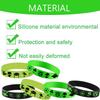 48PCS Green Alien Party Rubber Bracelets, Outer UFO Space Alien Themed Birthday Party Decorations Supplies Decor Gifts Goodie Bag Favors Green Alien Silicone Wristbands view 3