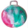 AppleRound Hippity Hoppity Hopball with Pump, Sit-on Bouncy Exercise Ball with Handle, 22 inch / 55 cm for Kids & Teens Ages 10-13, Cloud Colors (Red & Green) view 1