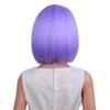 DUDUWIG Purple Bob Wig Bob Lavender Wigs Short Straight Wig Purple Bob Wigs with Bangs Hairnet Include (Small Size) view 4