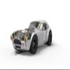 Scalextric Shelby Cobra 289 CSX2201 Snake Eyes 1:32 Slot Race Car C4417 view 1