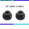 2pcs Harden Steel Motor Gear 18T M1 (5MM Middle Hole) for 1/5 Traxxas X-MAXX XMAXX 18T Motor Gear 6S 8S 6491 Upgrade Parts view 2