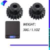 2pcs Harden Steel Motor Gear 18T M1 (5MM Middle Hole) for 1/5 Traxxas X-MAXX XMAXX 18T Motor Gear 6S 8S 6491 Upgrade Parts view 3