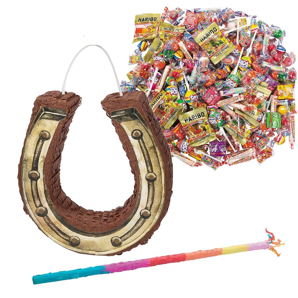 Fun Express Horseshoe Piata Kit  208 Pieces