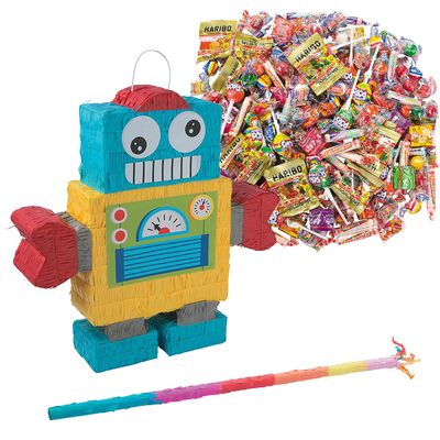 Robot Party Piata Kit  208 Pieces