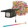 Graduation Cap Piata Kit 208 Pieces view 1