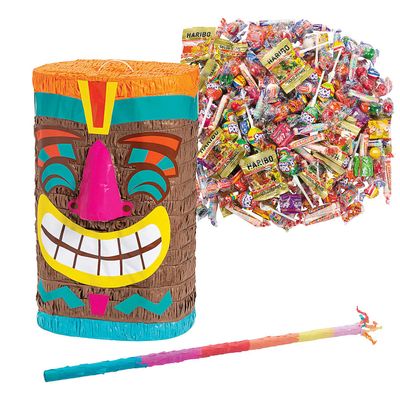 Tiki Piata Kit  208 Pieces