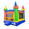 Crossover Rainbow Modular Castle Inflatable Bounce House with Basketball Hoop, PVC Vinyl Bouncy Jumper for Kids Includes Blower, Stakes and Storage Bag 13 x 12 x 14.5 Feet Bouncer view 3