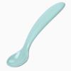 100% Food Grade Silicone BABY Spoon and Fork set|First Stage self feeding Baby Self Feeding Spoons 6+ Months| Toddler Baby Utensils 6-12 Months (Moody Blue) view 1