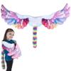 Forest & Twelfth 55" Pegasus Wings Cosplay Wings for Imaginative Playtime and Magical Adventures, Soft Fairy Wings for Kids White view 1
