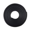 LKYJD U Shape Self Adhesive Veneer Edge Banding, Flexible Furniture Edge Trim, TPE Edge Protector, Safety Edge & Corner Guards for Restoration Table, Cabinets, Chairs, Shelves(Black-8m,U12mm) view 2