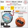 Mapsoft Guide Illuminated Topography Moon/Mars 2 Globe Set, 24cm/9.5", 2MRTI-24 view 4