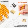 Shuttle Art 360 Pack #2 HB Golf Pencils, Wood-cased 3.5 Mini Pencils Bulk, Pre-sharpened Small Pencil for Kids Teachers Writing Marking Sketching, Classroom Essentials, Back to School Supplies view 3