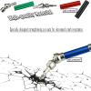 Rcarmumb Upgrades Part for 1/10 Granite/Senton 4x4 3S Blx & Mega 550,Alloy Front Rear CVD & Steering Set & Suspension Arms & Steering Blocks Caster Blocks C-Hubs Stub,Navy Blue view 3