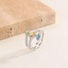 Kemstone Natural Yellow Topaz Multi-Gemstone Sterling Silver Ring (6) view 2